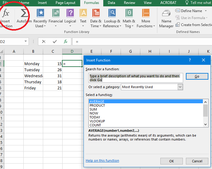 Excel Basics